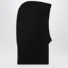 Almada Label Black Wool And Cashmere Balaclava In Black