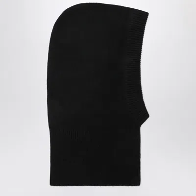 ALMADA LABEL ALMADA LABEL | BLACK WOOL AND CASHMERE BALACLAVA