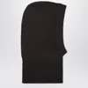 Almada Label Brown Wool And Cashmere Balaclava In Black