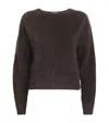 ALMADA LABEL BRUSHED CASHMERE SWEATER