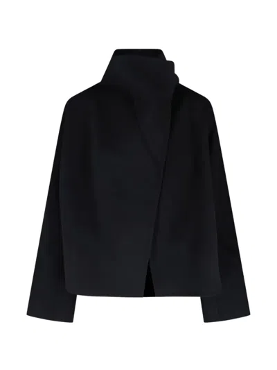 Almada Label Cadie Double-faced Jacket In Black