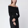 Almada Label Cara Sweater In Black Silk And Cashmere In Black