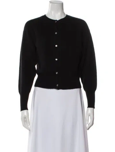 Pre-owned Almada Label Cashmere Crew Neck Sweater In Black