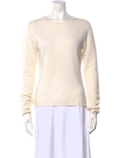 Pre-owned Almada Label Cashmere Crew Neck Sweater In Neutral