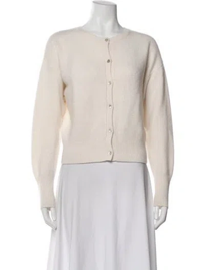 Pre-owned Almada Label Cashmere Crew Neck Sweater In Neutrals