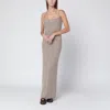 Almada Label Fiona Dress In Brushed Beige Cashmere In Multi