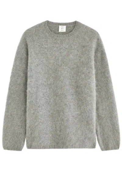Almada Label Floy Cashmere Jumper In Grey