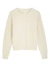 Almada Label Kai Buttoned Cardigan In White