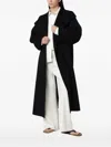 Almada Label Kaity High-neck Coat In Black