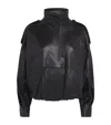Almada Label Leather Mija Bomber Jacket In Black
