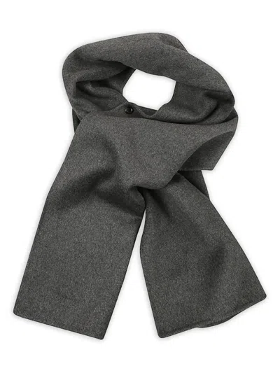 Almada Label Micha Button Scarf In Gray