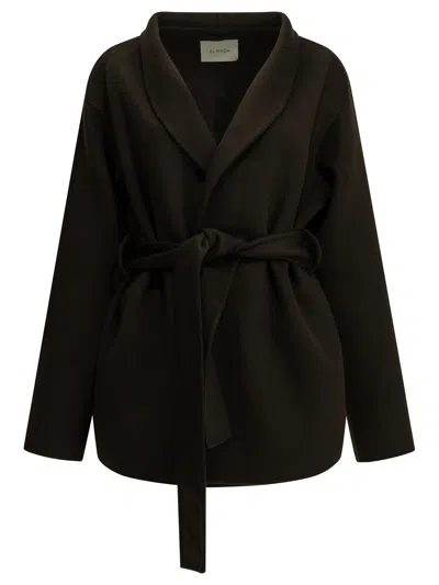 Almada Label "noorie" Short Coat In Brown