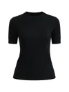 Almada Label 라운드 넥 티셔츠 In Black