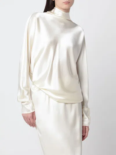Almada Label Shirt Woman Color Cream