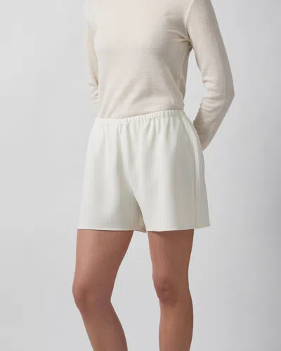 ALMADA LABEL ALMADA BIM CREPE SHORTS CREME