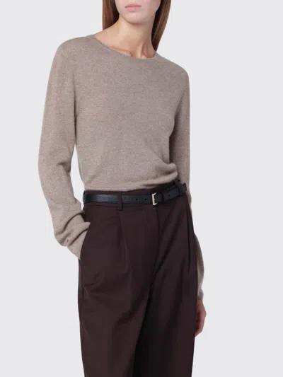 Almada Label Sweater Woman Color Beige