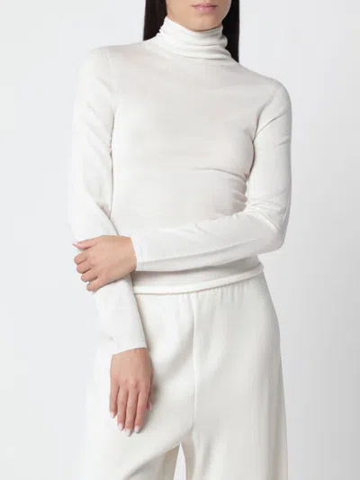 Almada Label Sweater Woman Color White