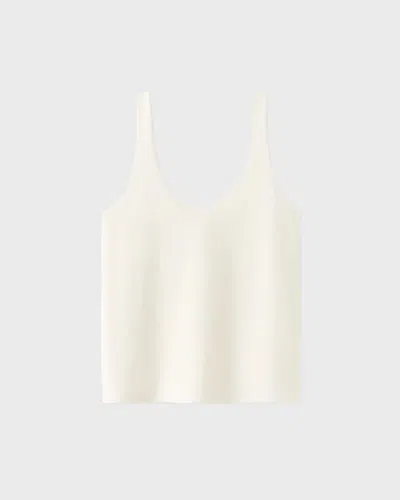 Almada Label Top Romy Crepe In White