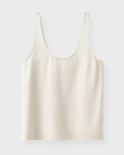 Almada Label Top Romy Satin In White