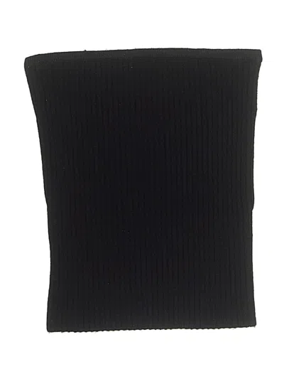 Pre-owned Almada Label Tube Top Black Strapless Neckline Tops