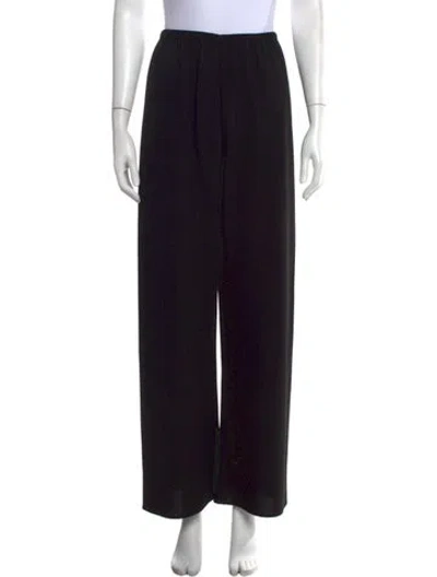 Pre-owned Almada Label Wide Leg Pants In Black