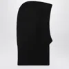 Almada Label Black Wool And Cashmere Balaclava In Black