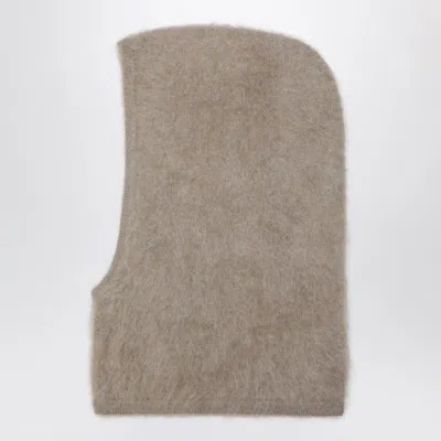 ALMADA LABEL ALMADA LABEL WOOL AND CASHMERE BALACLAVA IN GREIGE