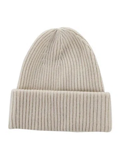 Pre-owned Almada Label Wool Beanie In Neutral