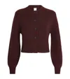 Almada Label Wool-cashmere Zozo Cardigan In Brown