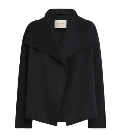 Almada Label Wool-cashmere Cadie Coat In Black