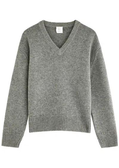 Almada Label Yara Wool-blend Jumper In Grey