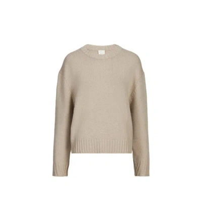 Almada Pull Ample À Col Rond En Laine Et Cachemire In Brown