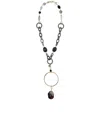 Almala Àlmala Metal Grey Necklace