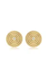 Almasika Universum 18k Yellow Gold Diamond Stud Earrings In Gold