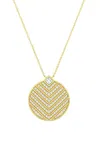 Almasika Veni 18k Yellow Gold Diamond Necklace In Brown