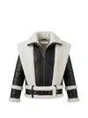 Almaz Gunslinger Shearling Jacket In Multi