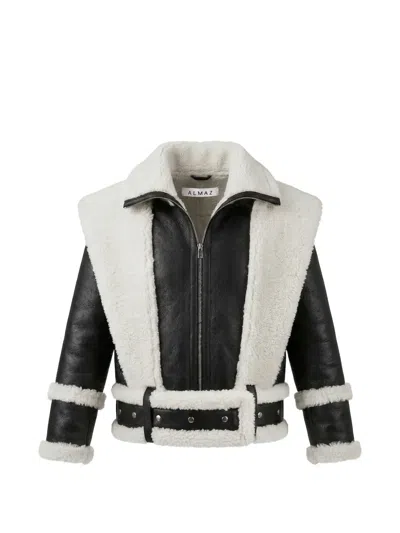 Almaz Gunslinger Shearling Jacket In Multi