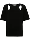 Almaz Hollow Out T-shirt In Schwarz