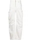 Almaz Hybrid Deconstructed Straight-leg Jeans In White