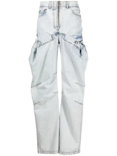 Almaz Hybrid Straight-leg Jeans In Blue