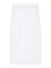Almaz Sequin-embellishment Midi Skirt In White