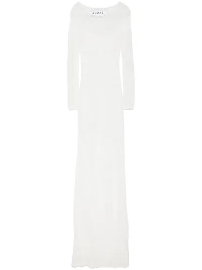Almaz Streamline Dress In White