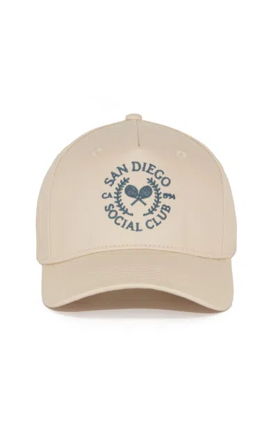 Almere San Diego Social Club Snapback Hat In Cream In Brown