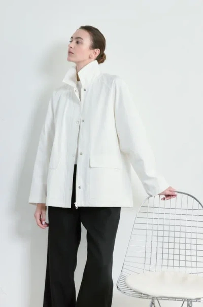 Almina Concept Cotton Barn Jacket In Multi