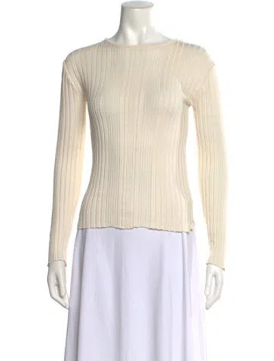 Pre-owned Almina Concept Crew Neck Sweater In Neutral