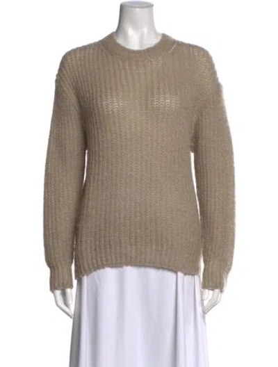Pre-owned Almina Concept Crew Neck Sweater In Neutrals