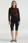Almina Concept Jersey Pedal Pusher In Black