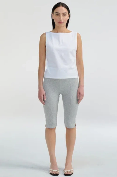 Almina Concept Jersey Pedal Pusher In Light Grey