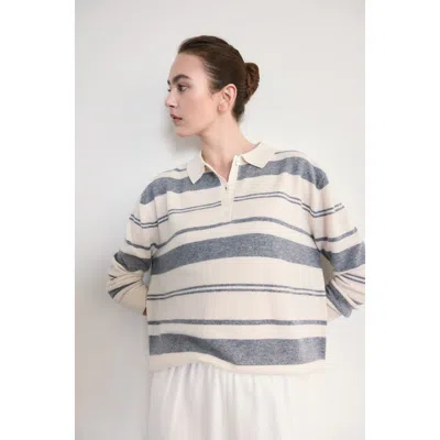 Almina Concept Lightweight Wool Polo In Multi