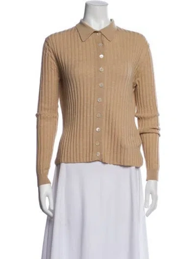 Pre-owned Almina Concept Long Sleeve Top In Neutral